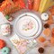 175 Pcs Thanksgiving Pink and Blue Party Supplies - Paper Plates Napkins Cups Cutlery (Serves 25)
